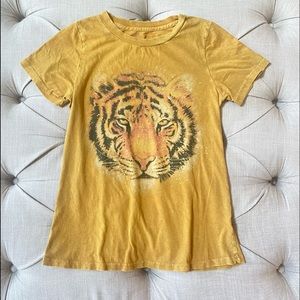 HRT & LUV Yellow Tiger Tee